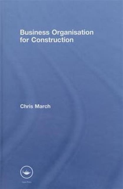 Business Organisation for Construction, Hardback Book