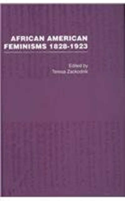 African American Feminisms, 1828–1923, Multiple-component retail product Book