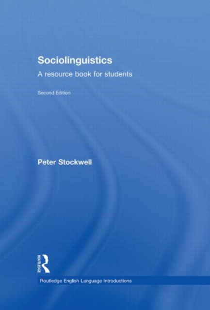 Sociolinguistics : A Resource Book for Students, Hardback Book