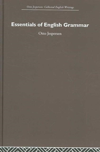 Otto Jespersen : Collected English Writings, Mixed media product Book