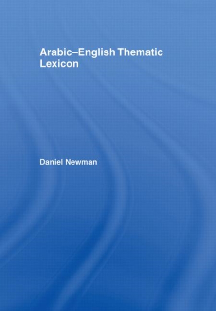 Arabic-English Thematic Lexicon, Hardback Book