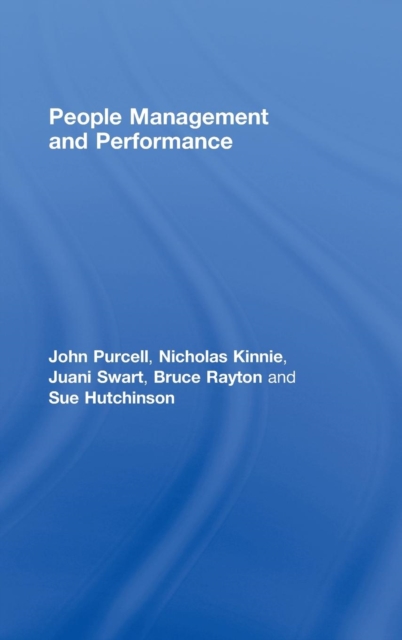 People Management and Performance, Hardback Book