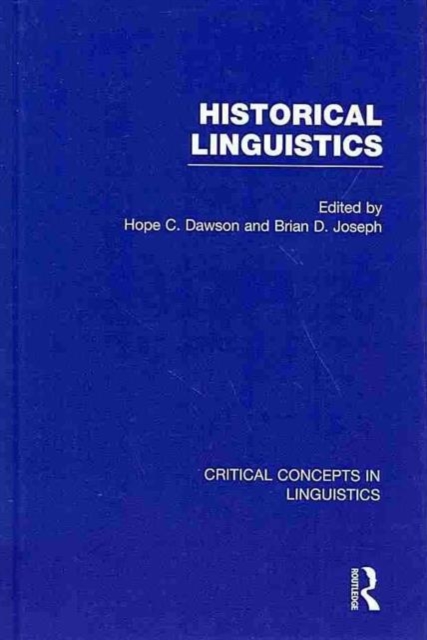 Historical Linguistics, Mixed media product Book