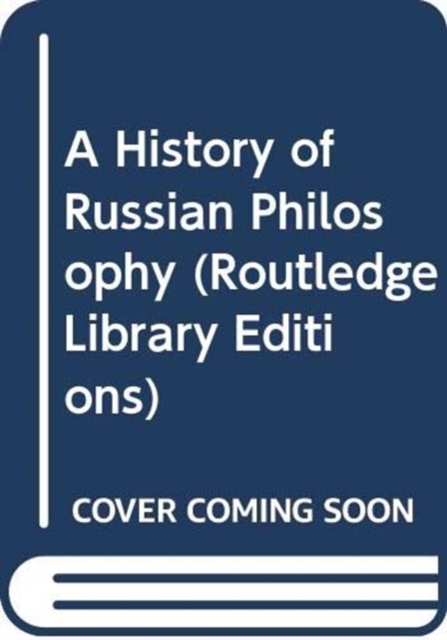 A History of Russian Philosophy, Mixed media product Book