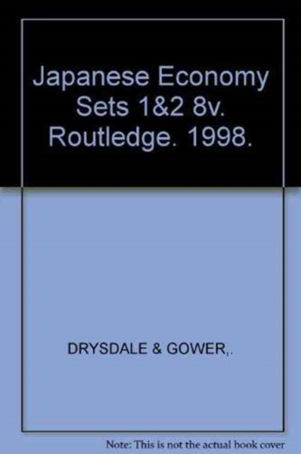 Japanese Economy Sets 1&2   8v, Multiple-component retail product Book