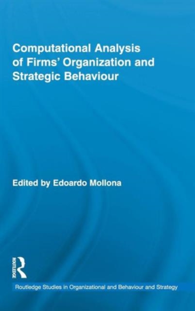 Computational Analysis of Firms’ Organization and Strategic Behaviour, Hardback Book