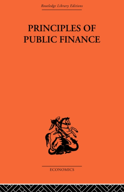 Principles of Public Finance, Paperback / softback Book
