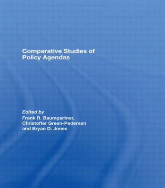 Comparative Studies of Policy Agendas, Paperback / softback Book