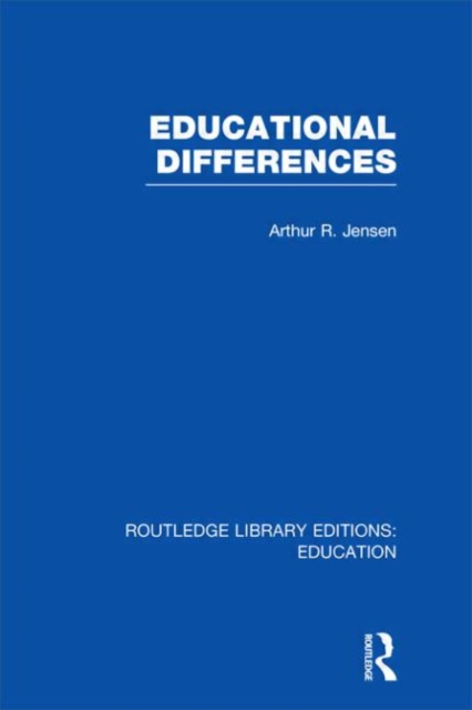 Educational Differences (RLE Edu L), Hardback Book