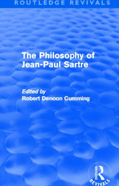 The Philosophy of Jean-Paul Sartre (Routledge Revivals), Hardback Book
