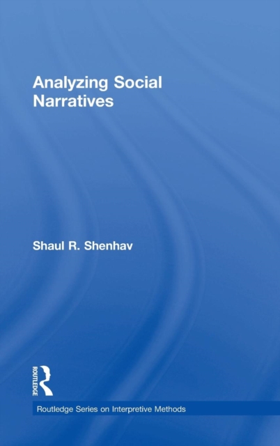 Analyzing Social Narratives, Hardback Book