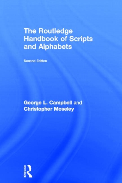 The Routledge Handbook of Scripts and Alphabets, Hardback Book