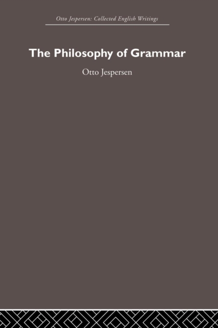 The Philosophy of Grammar, Paperback / softback Book