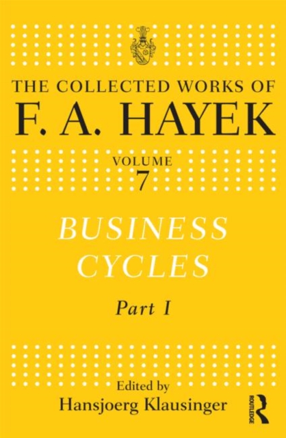 Business Cycles : Part I, Hardback Book
