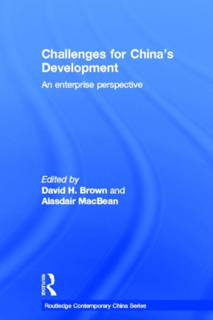 Challenges for China's Development : An Enterprise Perspective, Paperback / softback Book