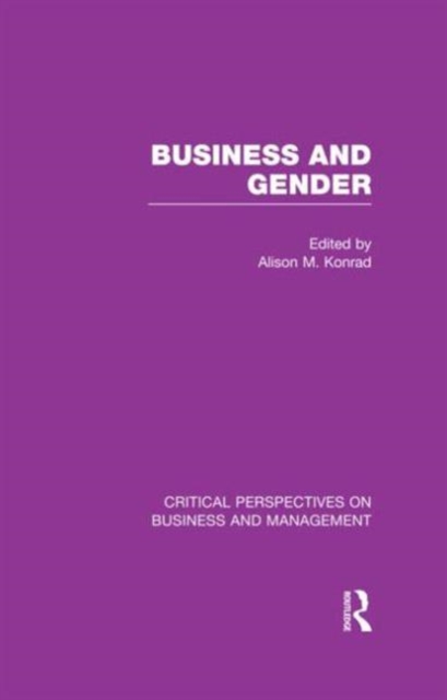 Business and Gender, Mixed media product Book