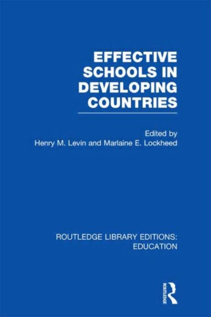 Effective Schools in Developing Countries, Hardback Book