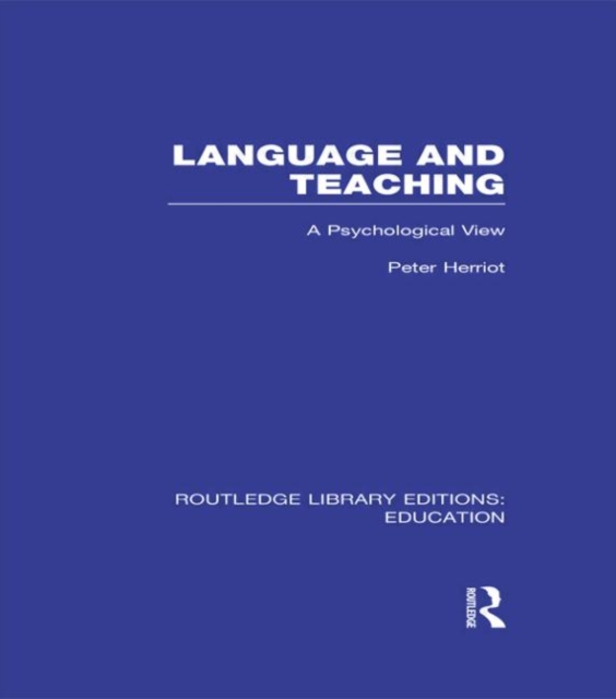 Routledge Library Editions: Education Mini-Set I Language & Literacy 9 vol set, Multiple-component retail product Book