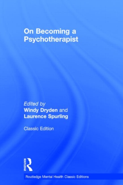 On Becoming a Psychotherapist, Hardback Book