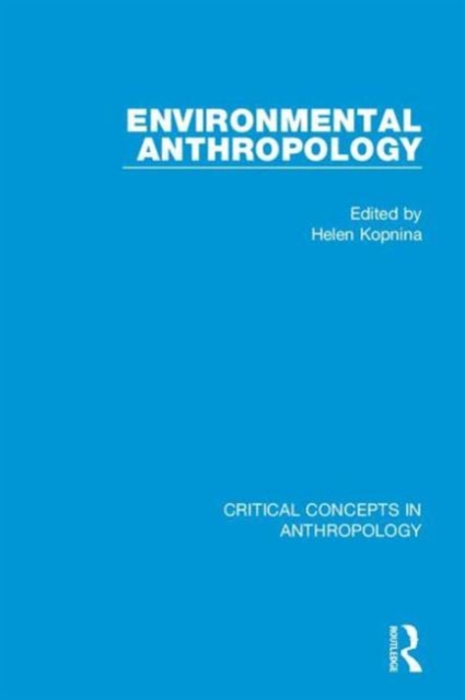 Environmental Anthropology, Mixed media product Book