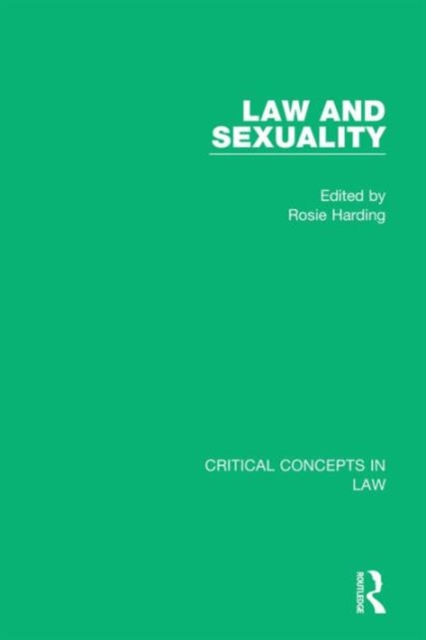 Law and Sexuality, Mixed media product Book