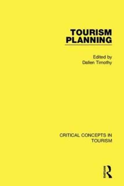Tourism Planning, Multiple-component retail product Book
