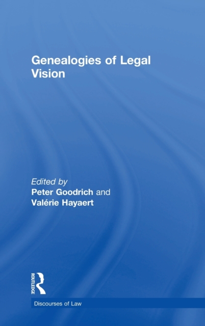 Genealogies of Legal Vision, Hardback Book