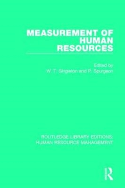 Measurement of Human Resources, Paperback / softback Book