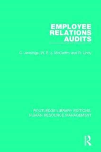 Employee Relations Audits, Hardback Book