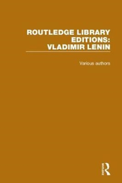 Routledge Library Editions: Vladimir Lenin, Multiple-component retail product Book