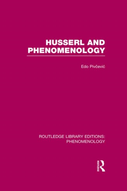Routledge Library Editions: Phenomenology, Multiple-component retail product Book