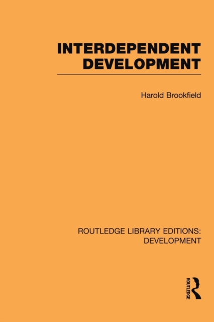 Interdependent Development, Paperback / softback Book