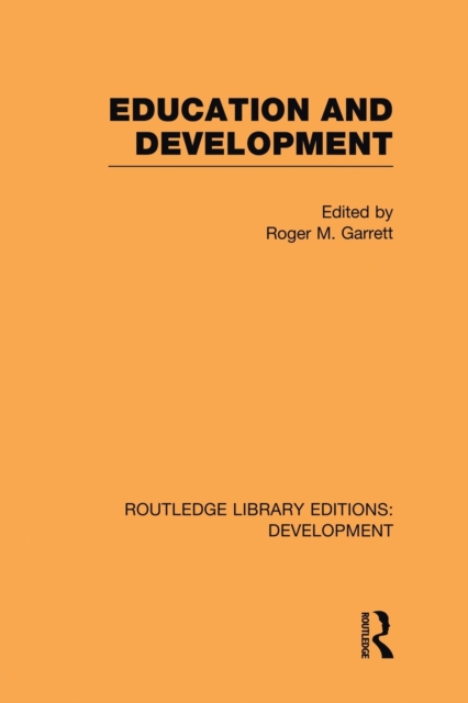 Education and Development, Paperback / softback Book