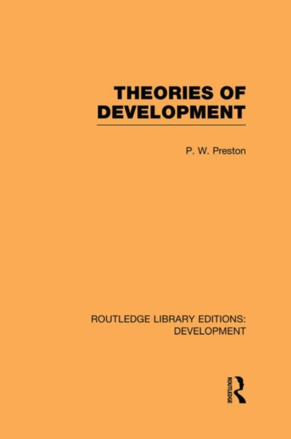 Theories of Development, Paperback / softback Book