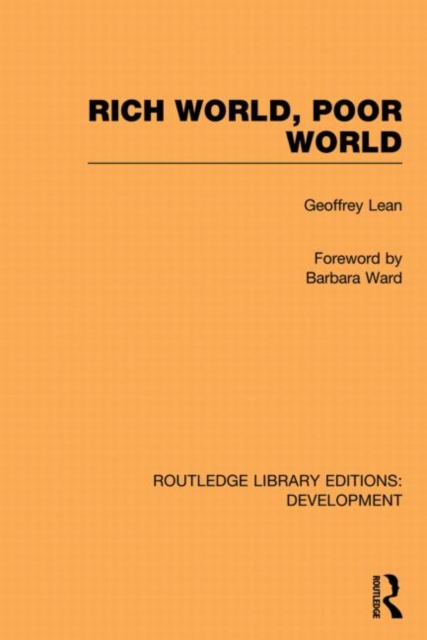 Rich World, Poor World, Paperback / softback Book