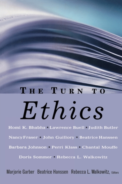 The Turn to Ethics, Paperback / softback Book