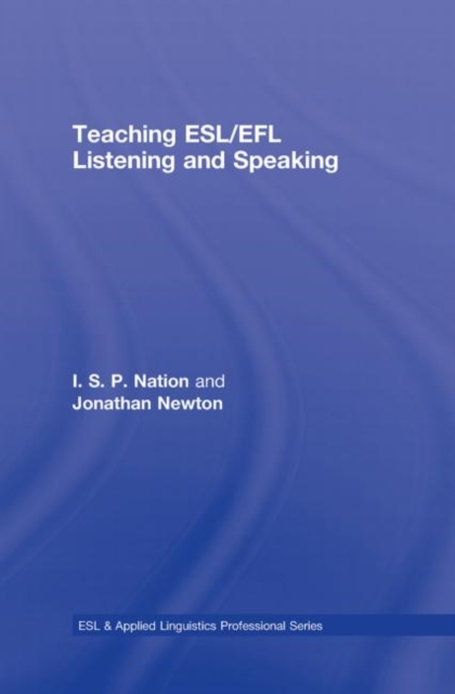 Teaching ESL/EFL Listening and Speaking, Hardback Book