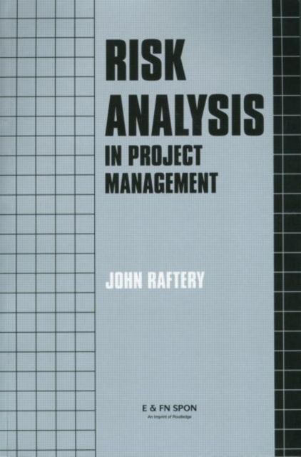 Risk Analysis in Project Management, Paperback Book