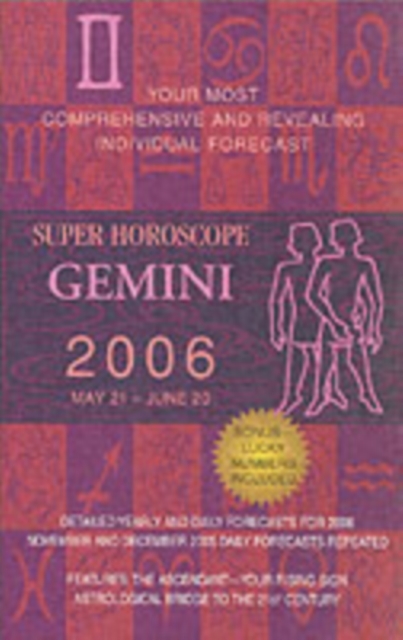 Super Horoscopes : Your Most Comprehensive and Revealing Individual Forecast, Paperback Book