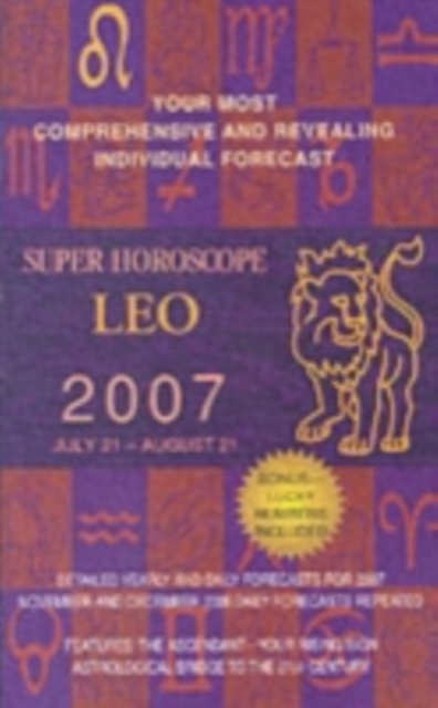 Super Horoscope : Leo, Paperback Book