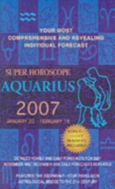 Super Horoscope : Aquarius, Paperback Book