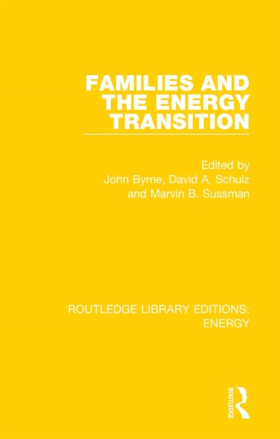 Families and the Energy Transition, PDF eBook