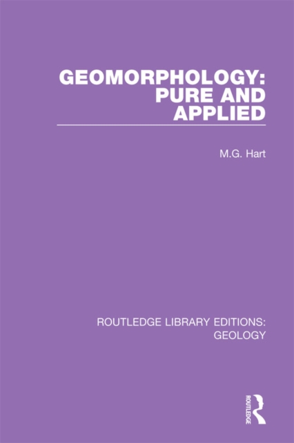 Geomorphology: Pure and Applied, EPUB eBook