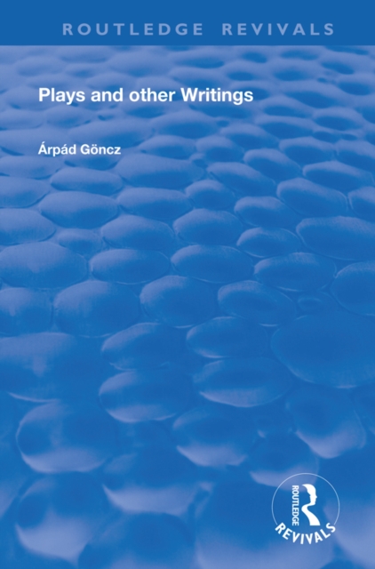 Plays and Other Writings, EPUB eBook