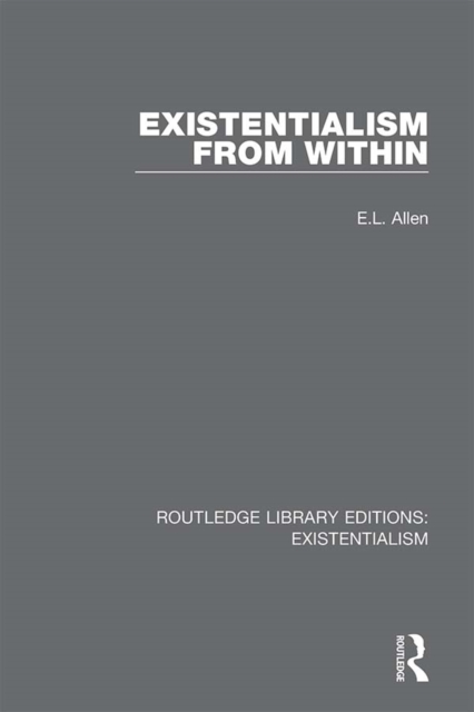 Existentialism from Within, EPUB eBook