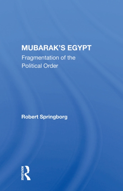 Mubarak's Egypt : Fragmentation Of The Political Order, PDF eBook