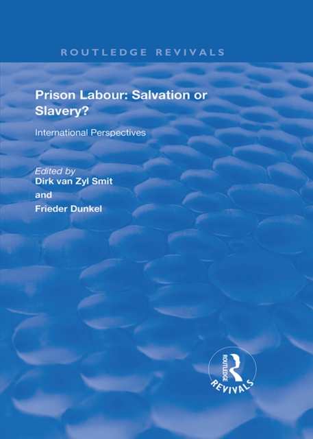 Prison Labour: Salvation or Slavery? : International Perspectives, PDF eBook