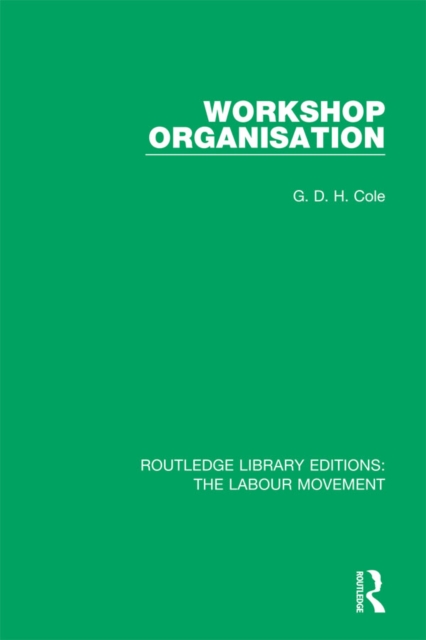 Workshop Organisation, EPUB eBook