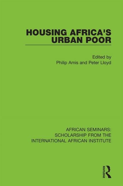 Housing Africa's Urban Poor, EPUB eBook