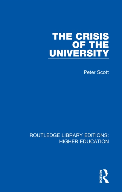 The Crisis of the University, EPUB eBook